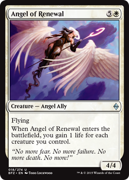Angel of Renewal - Foil | Battle for Zendikar