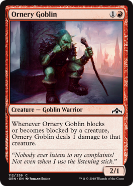 Ornery Goblin - Foil | Guilds of Ravnica