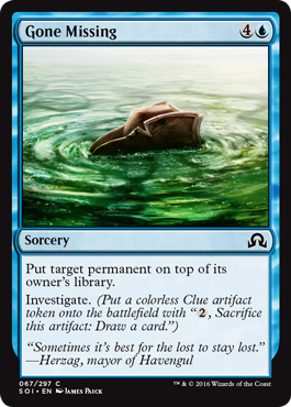 Gone Missing - Foil | Shadows Over Innistrad