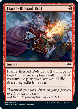 Flame-Blessed Bolt | Innistrad: Crimson Vow