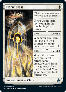 Cleric Class - Foil | Adventures in the Forgotten Realms