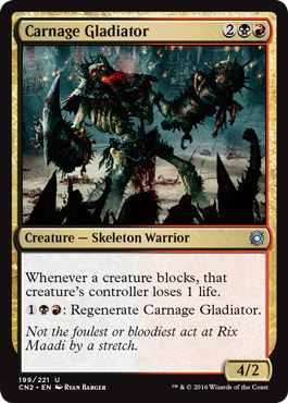 Carnage Gladiator - Foil | Conspiracy: Take the Crown