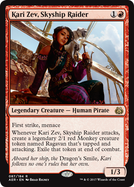 Kari Zev, Skyship Raider - Foil | Aether Revolt