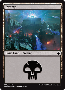 Swamp (258) - Foil | War of the Spark