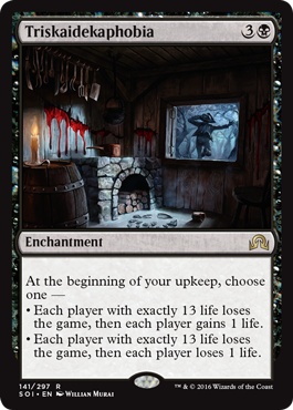Triskaidekaphobia - Foil | Shadows Over Innistrad