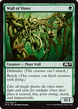 Wall of Vines - Foil | Core Set 2019