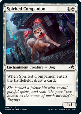 Spirited Companion - Foil | Kamigawa: Neon Dynasty