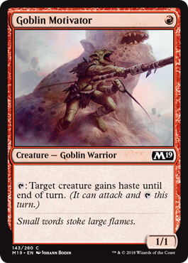 Goblin Motivator | Core Set 2019