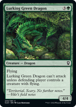 Lurking Green Dragon | Commander Legends: Battle for Baldur's Gate