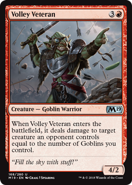 Volley Veteran - Foil | Core Set 2019