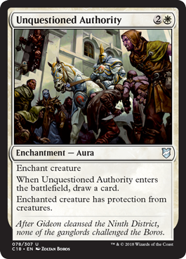 Unquestioned Authority | Commander 2018