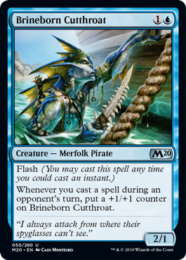 Brineborn Cutthroat - Foil | Core Set 2020