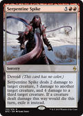 Serpentine Spike - Foil | Battle for Zendikar