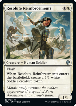 Resolute Reinforcements | Dominaria United