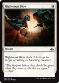 Righteous Blow - Foil | Guilds of Ravnica