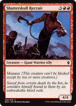 Shatterskull Recruit - Foil | Battle for Zendikar