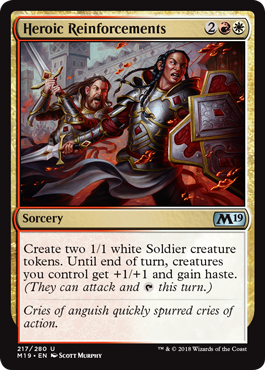 Heroic Reinforcements - Foil | Core Set 2019