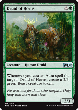 Druid of Horns - Foil | Core Set 2019