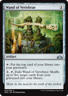 Wand of Vertebrae - Foil | Guilds of Ravnica