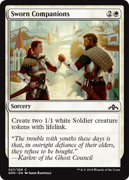 Sworn Companions - Foil | Guilds of Ravnica