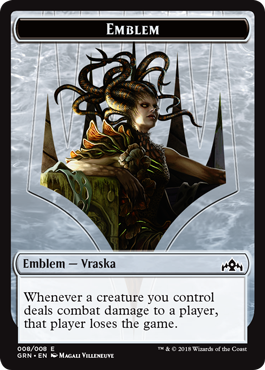 Emblem - Vraska, Golgari Queen | Guilds of Ravnica