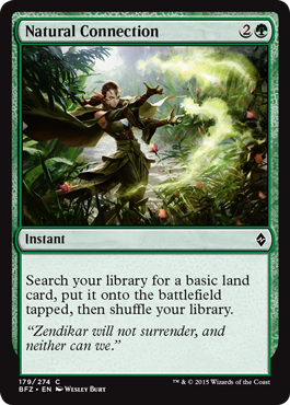 Natural Connection - Foil | Battle for Zendikar