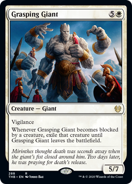 Grasping Giant - Theme Booster Exclusive | Theros Beyond Death