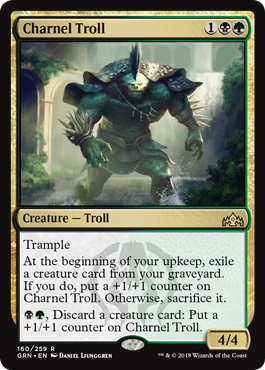 Charnel Troll - Foil | Guilds of Ravnica
