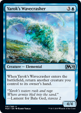 Yarok's Wavecrasher - Foil | Core Set 2020