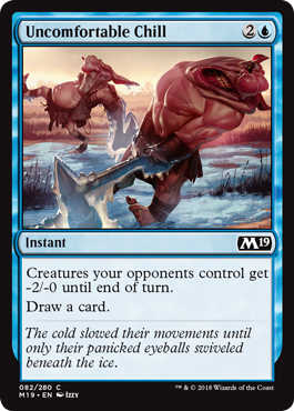 Uncomfortable Chill - Foil | Core Set 2019