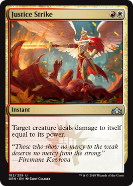 Justice Strike - Foil | Guilds of Ravnica