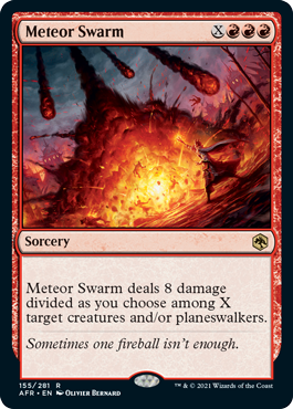 Meteor Swarm - Foil | Adventures in the Forgotten Realms