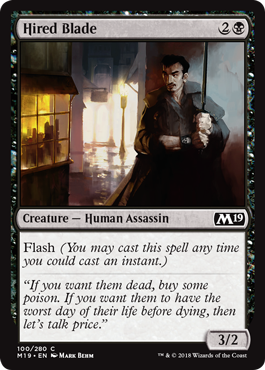 Hired Blade - Foil | Core Set 2019