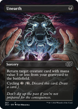 Unearth - Foil - Borderless | Double Masters 2022