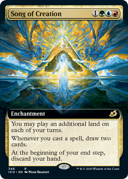 Song of Creation - Foil - Extended Art | Ikoria: Lair of Behemoths
