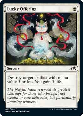 Lucky Offering - Foil | Kamigawa: Neon Dynasty