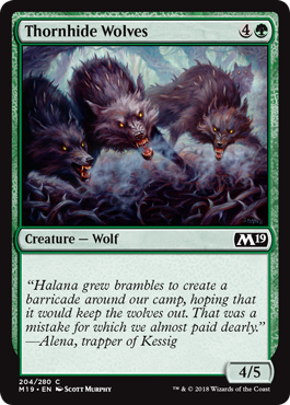 Thornhide Wolves | Core Set 2019
