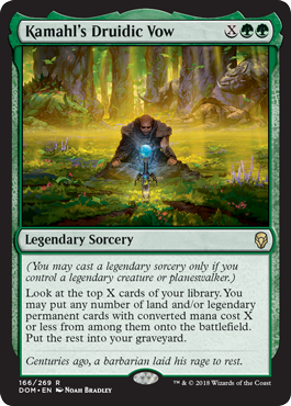 Kamahl's Druidic Vow | Dominaria