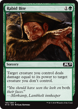 Rabid Bite - Foil | Core Set 2019
