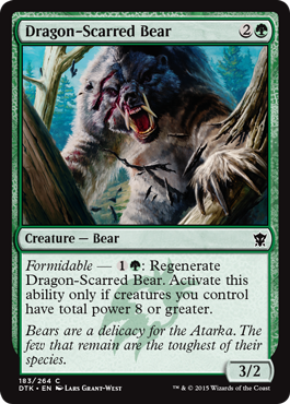 Dragon-Scarred Bear - Foil | Dragons of Tarkir