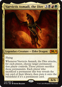 Vaevictis Asmadi, the Dire - Foil | Core Set 2019