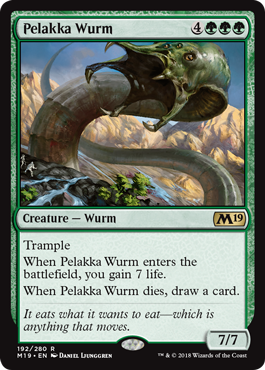 Pelakka Wurm - Foil | Core Set 2019