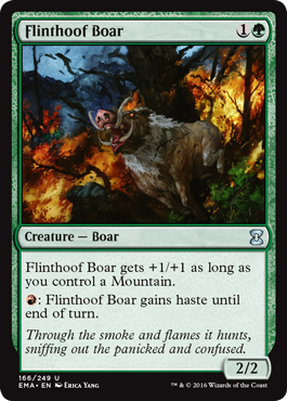 Flinthoof Boar - Foil | Eternal Masters