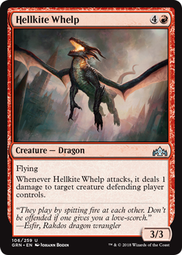 Hellkite Whelp - Foil | Guilds of Ravnica