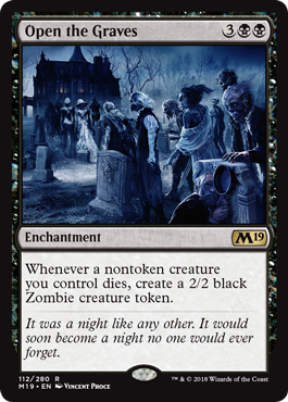 Open the Graves - Foil | Core Set 2019