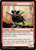 Rubblebelt Boar - Foil | Guilds of Ravnica