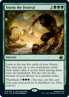 Storm the Festival - Foil | Innistrad: Midnight Hunt