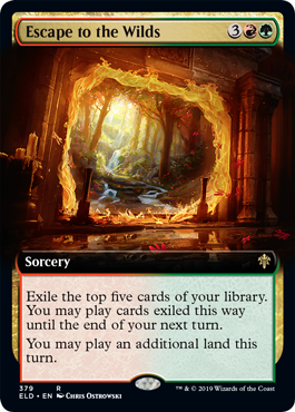 Escape to the Wilds - Foil - Extended Art | Throne Of Eldraine