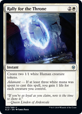 Rally for the Throne - Foil | Throne Of Eldraine