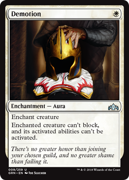 Demotion | Guilds of Ravnica